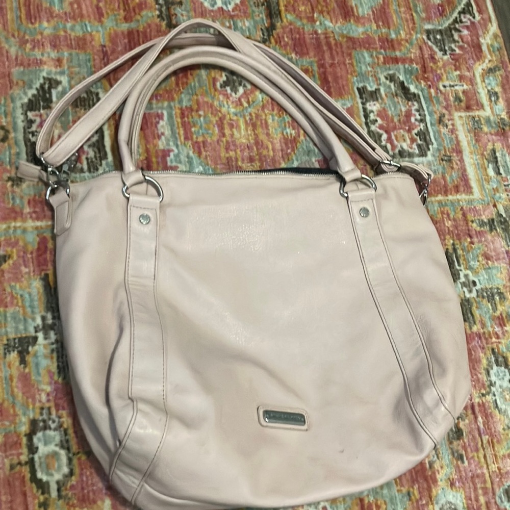 Steve Madden light pink oversize purse
